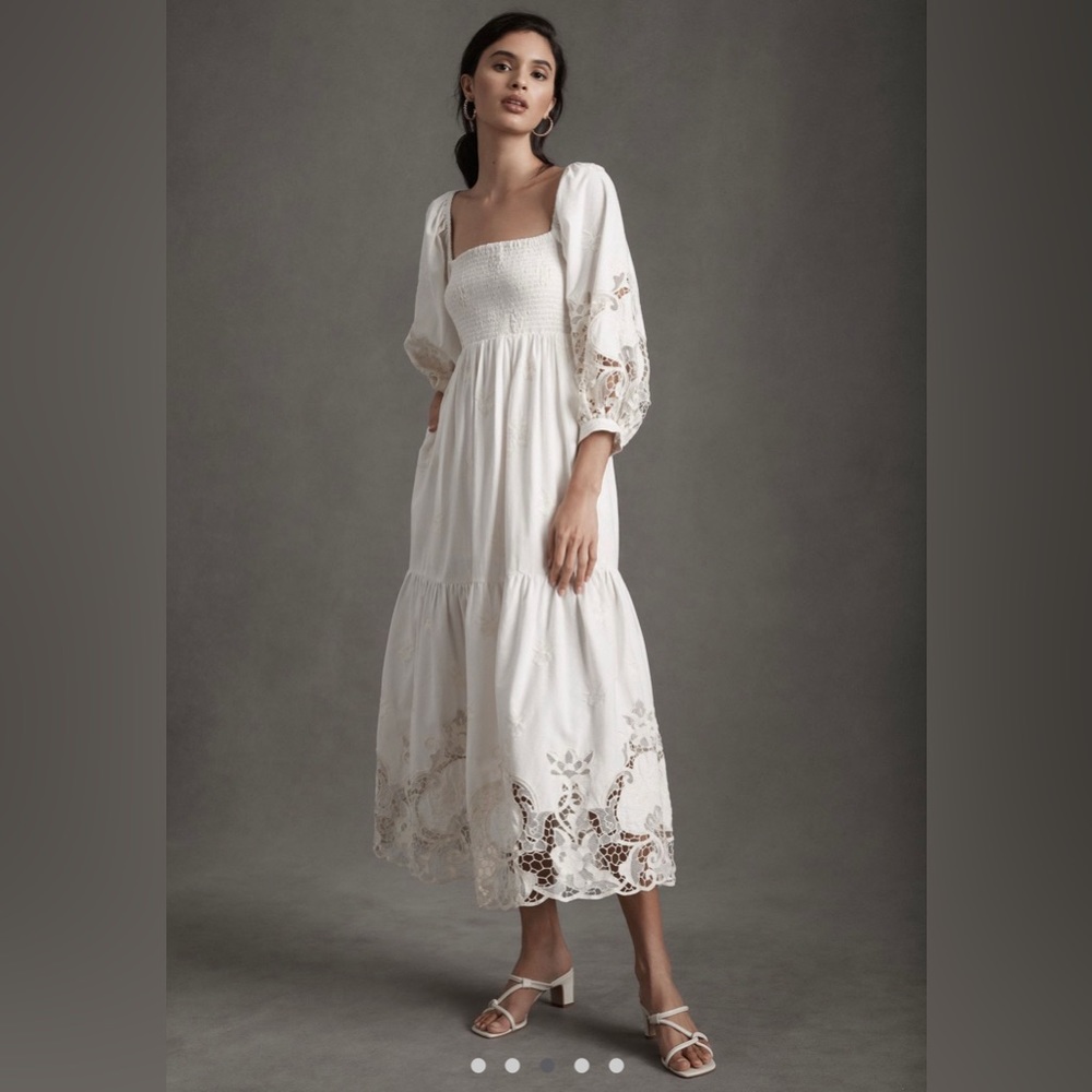 BHLDN X FREE PEOPLE Dahlia cutwork maxi